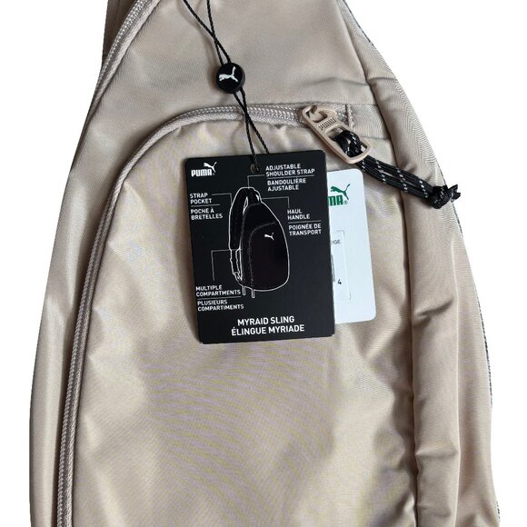 NWT PUMA Myriad Slingback Bag - Beige/Cream - Picture 4 of 5